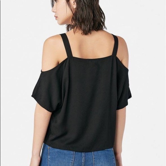 5 for $20 top sale! Short sleeve cold shoulder top - Picture 2 of 5
